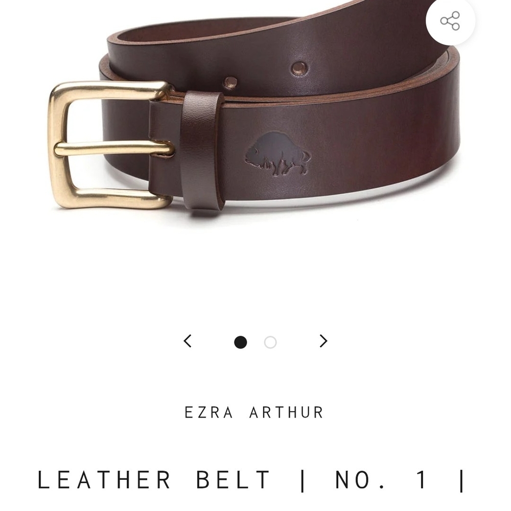 Brown Leather Belt